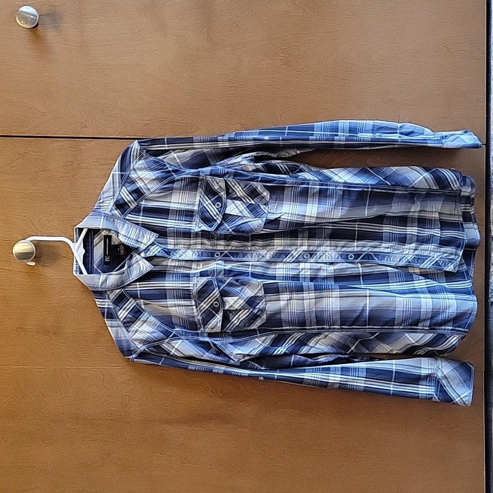 Mens International Concepts , Medium, Blue and Grey